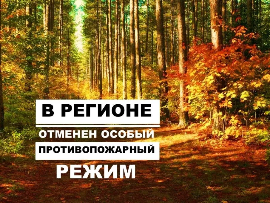 Особый противопожарный режим отменен