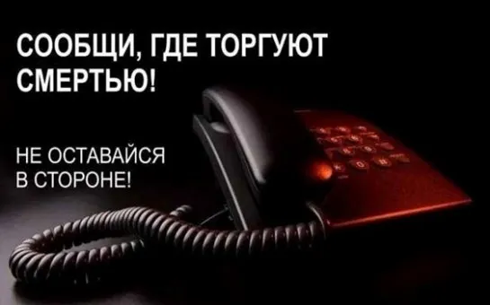 Первый этап Общероссийской антинаркотической акции «Сообщи, где торгуют смертью!».